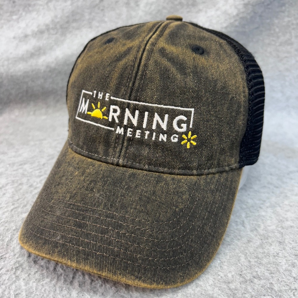 The Morning Meeting Walmart Unisex Legacy Trucker Hat Distressed OSFM